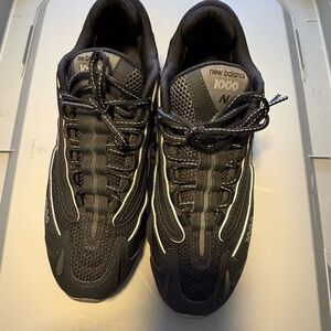 New Balance 1000 Black and Gray Sneakers